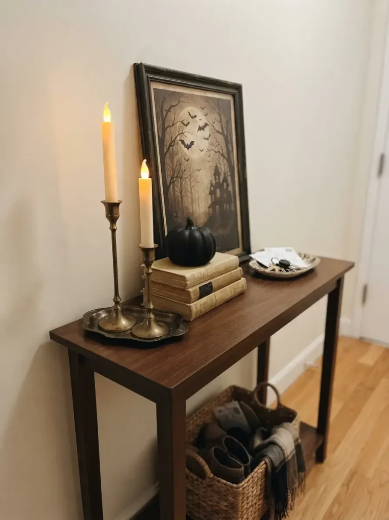 Build a Candlelit Entryway with a Narrow Console