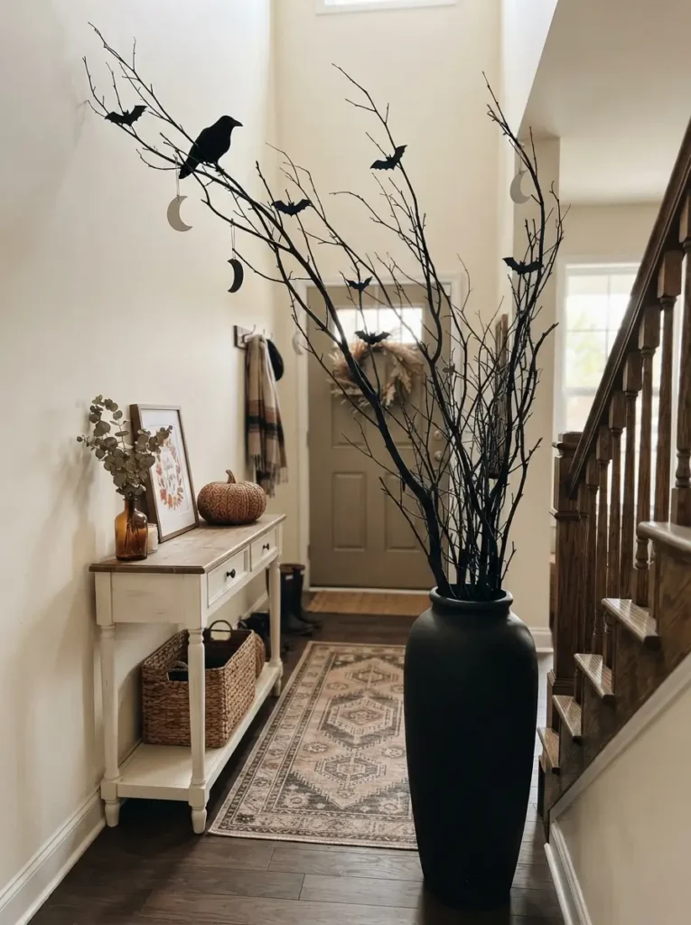 Build a Moody Branch Arrangement in a Tall Vase