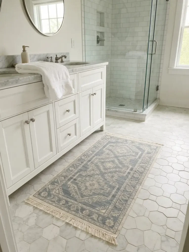 Choose a Bath Mat That Looks Like a Small Rug