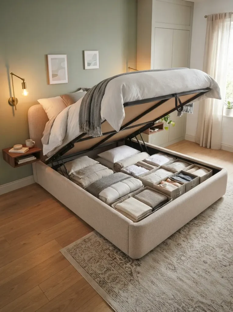 Choose a Lift-Up Storage Bed