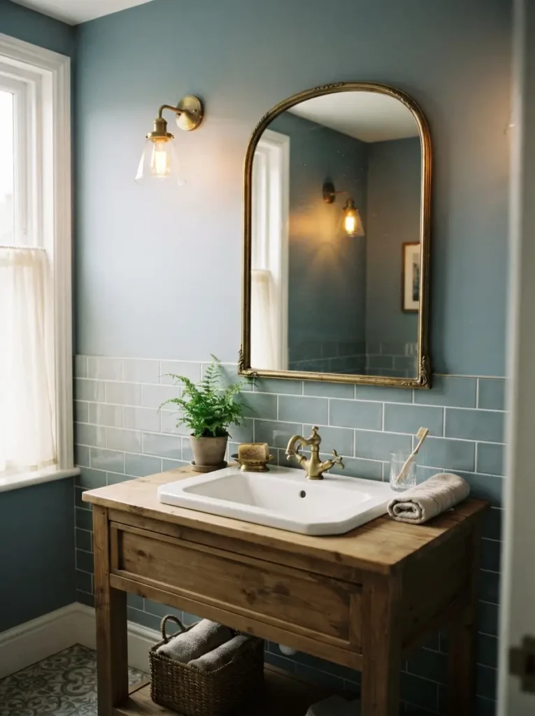 Choose a Vintage-Inspired Mirror With a Slim Frame
