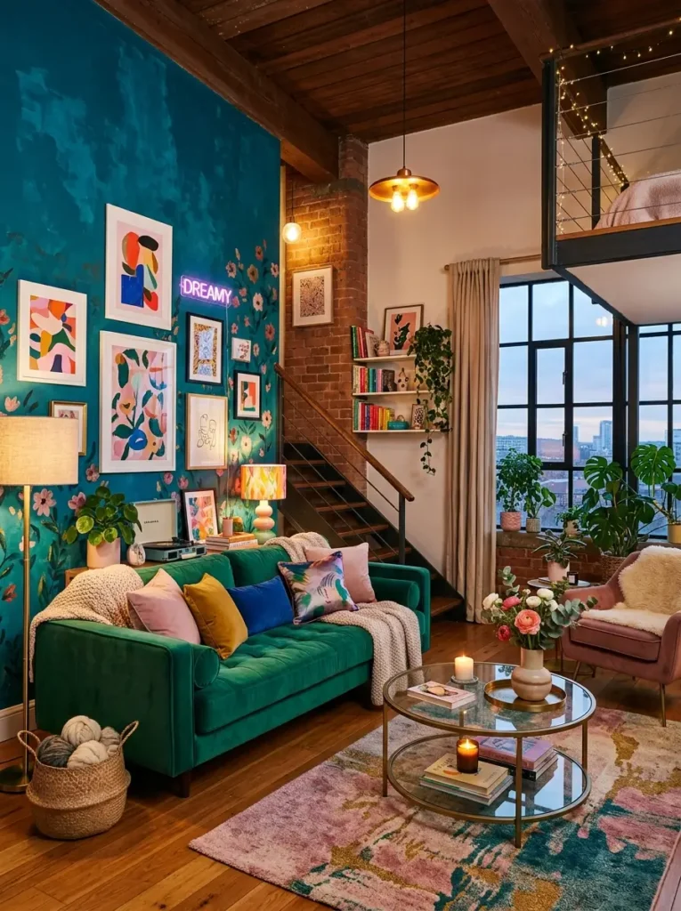 Colorful Accent Walls