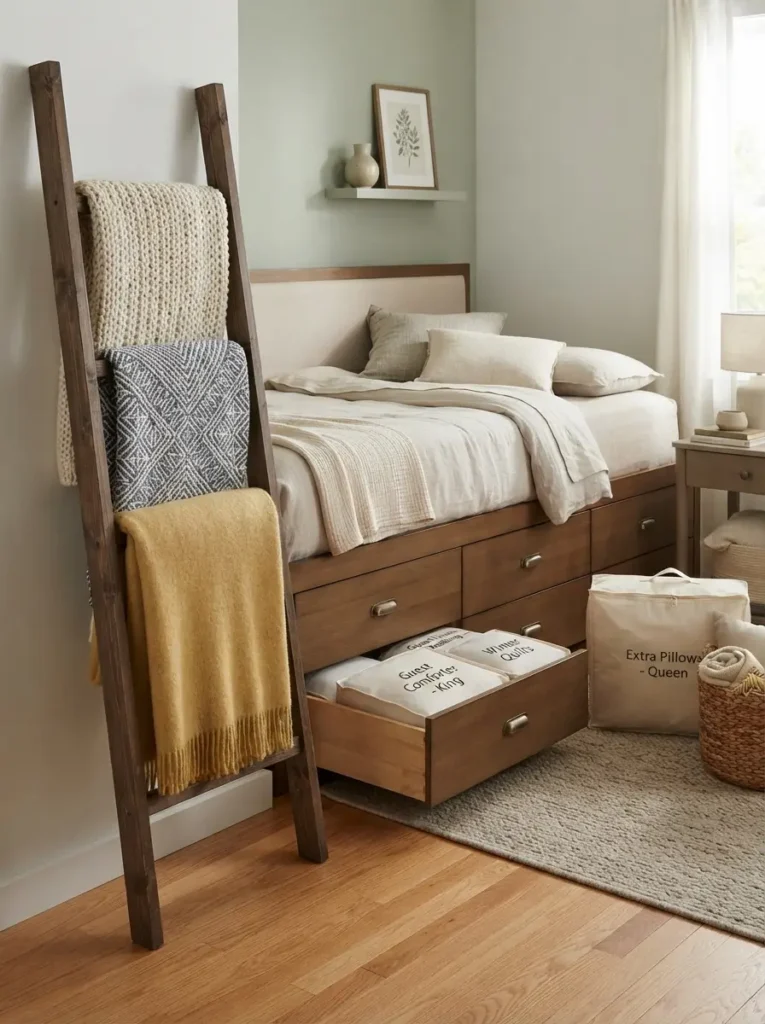 Combine the Ladder With Under-Bed Storage