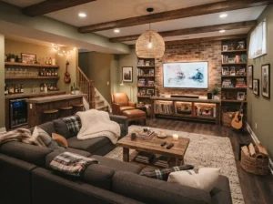 Cozy Basement Design Ideas for Weekend Lounging