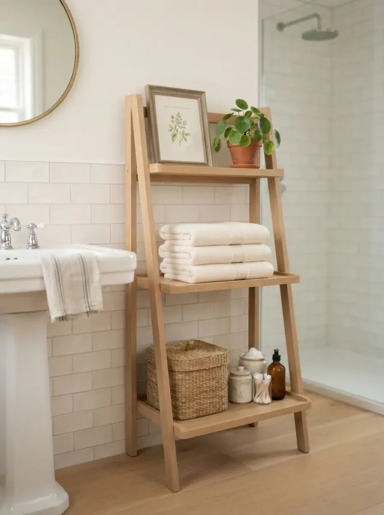 Create a Calm Open-Shelf Arrangement