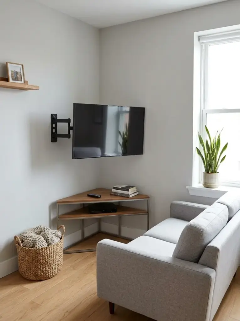 Create a Corner TV Wall
