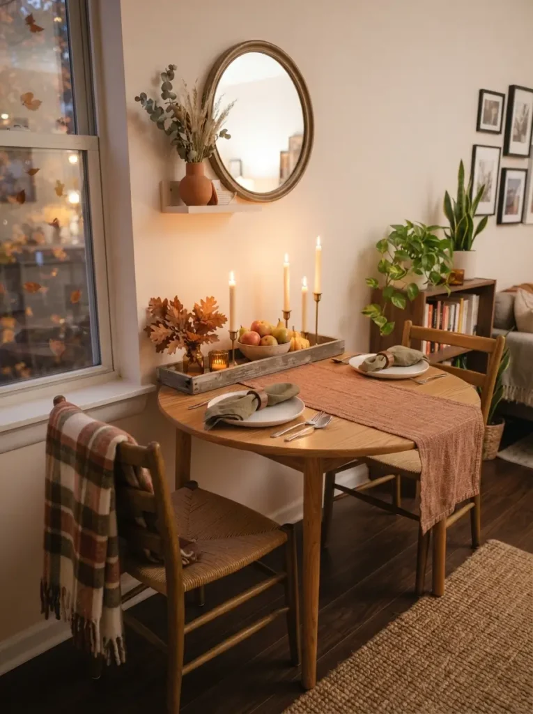 Create a Dining Nook Candle Corner