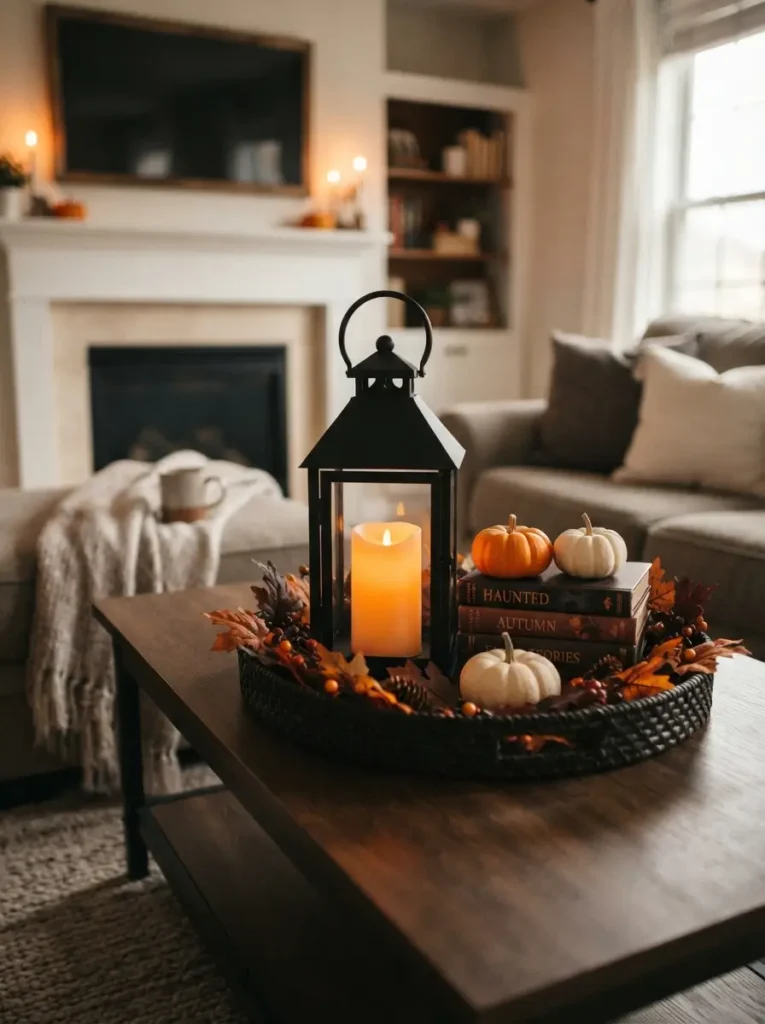 Create a Low Lantern Arrangement