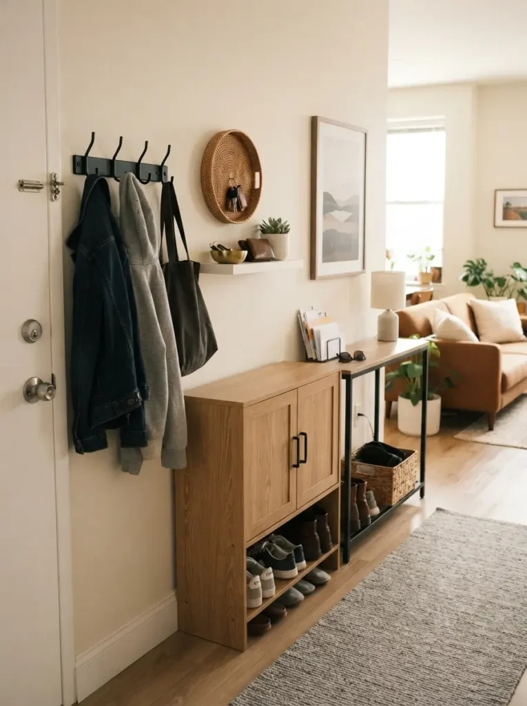 Create a Proper Entryway Drop Zone
