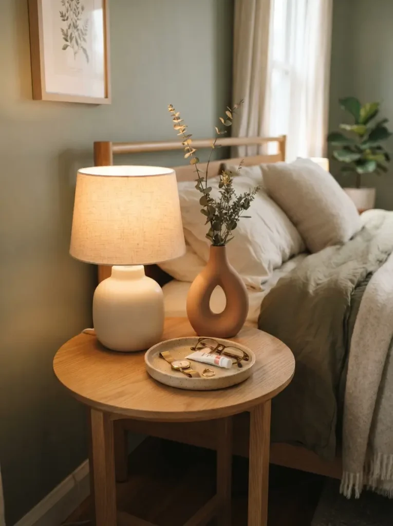 Create a Simple Seasonal Bedside Vignette