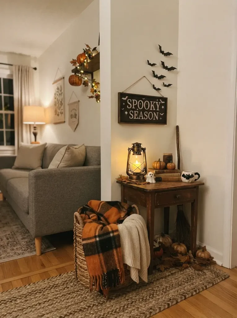 Decorate One Spooky Corner Instead of the Whole Room