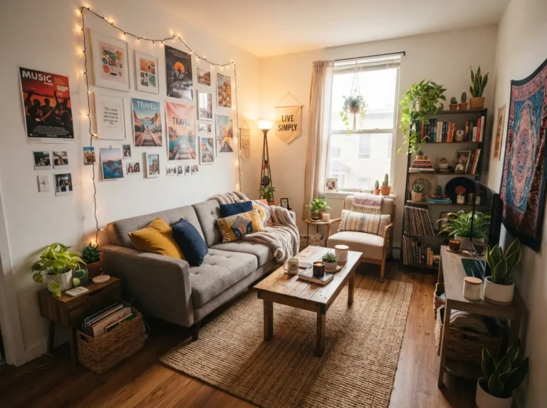 Easy Small College Apartment Living Room Decor Ideas