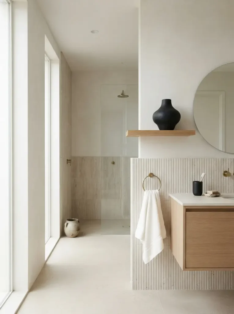 Finish With One Sculptural Statement Piece