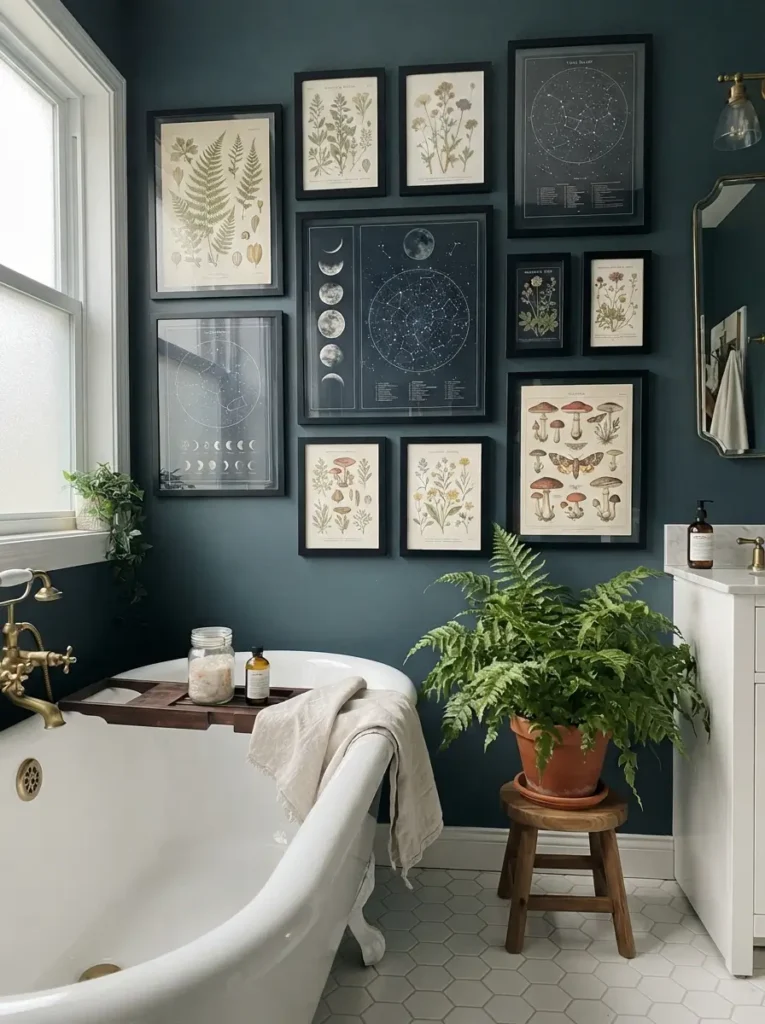 Frame Botanical Prints in Dark or Antique Frames