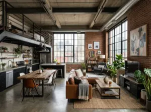Industrial Loft Apartment Decor Ideas for Modern Spaces