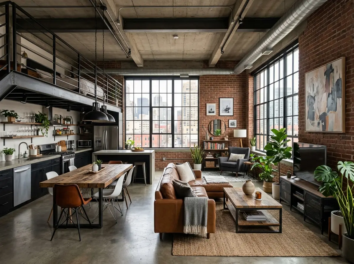 Industrial Loft Apartment Decor Ideas for Modern Spaces