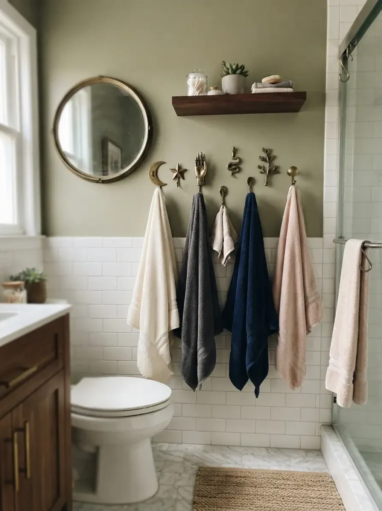 Install Decorative Hooks With Useful Spacing