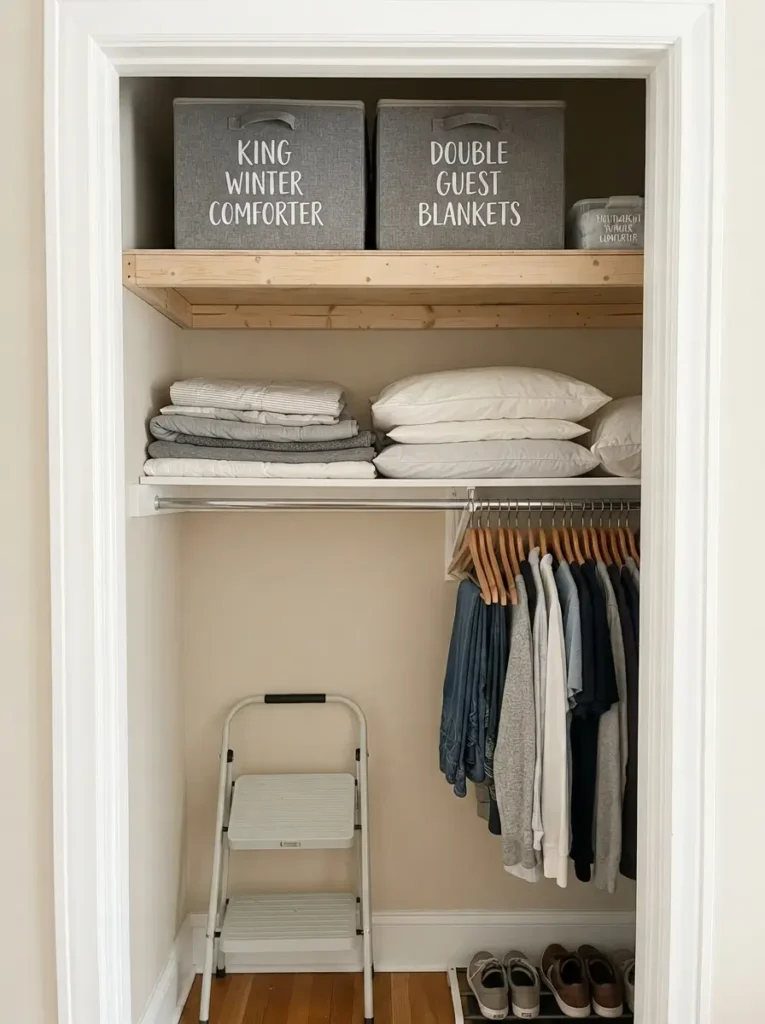 Install a High Closet Shelf
