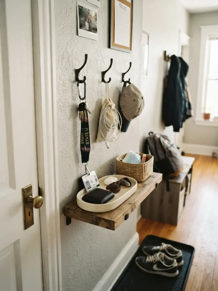 Keep One Drop Zone Near the Door