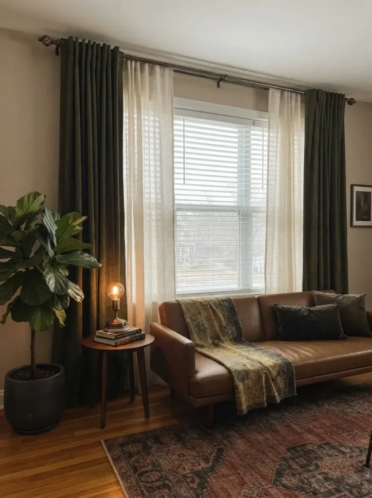 Layer Curtains for a Softer Vintage Look