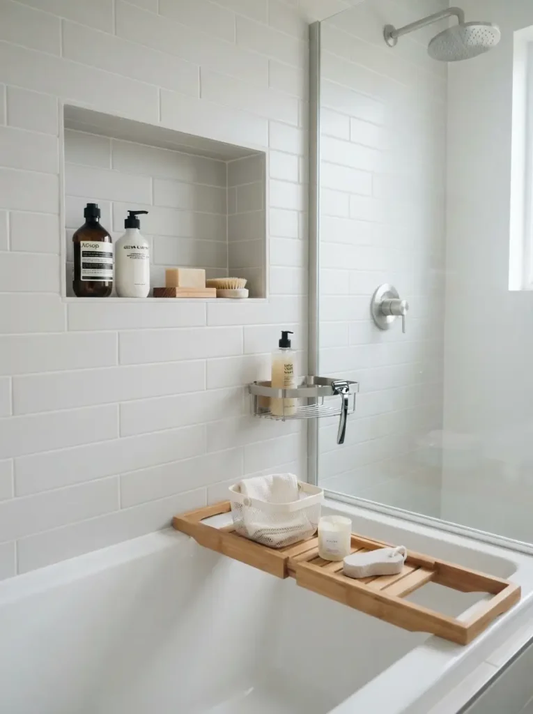 Make the Tub or Shower Area Feel Considered