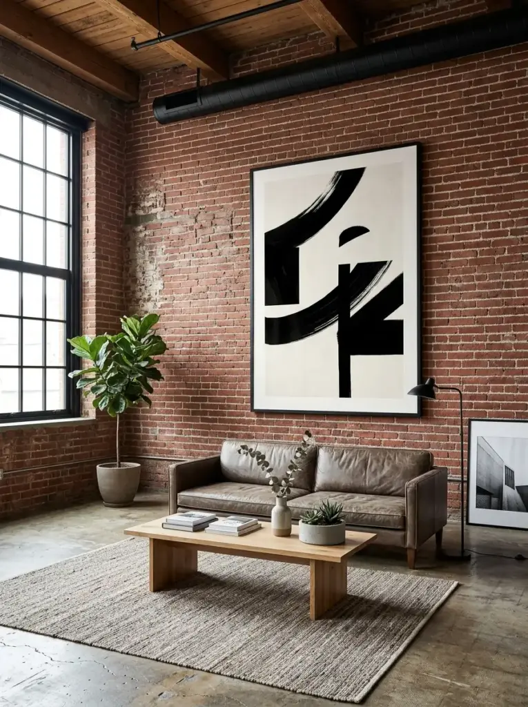 Minimal Wall Art with Bold Urban Energy