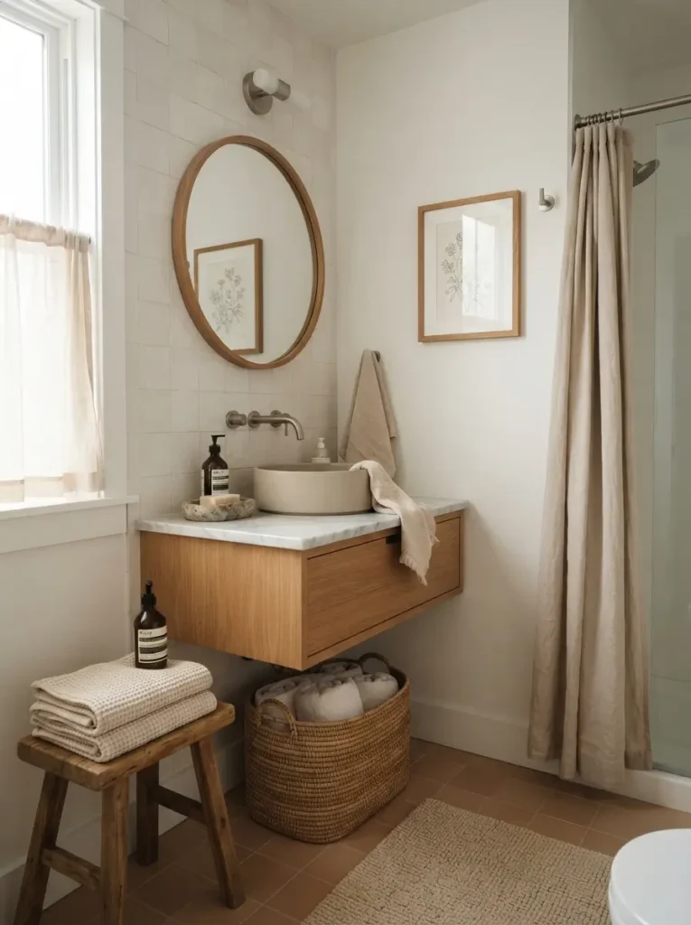 Mix Polished Surfaces with Natural Texture