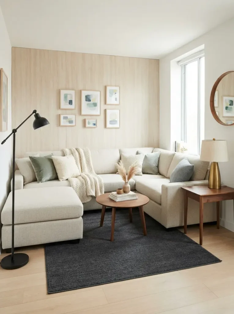 Pick Light Neutral Upholstery for a Softer Look