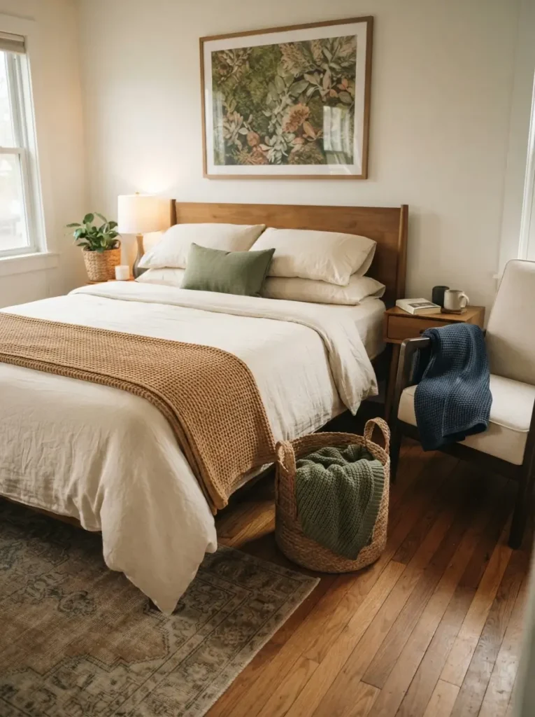Place a Textured Throw Where It Will Be Used