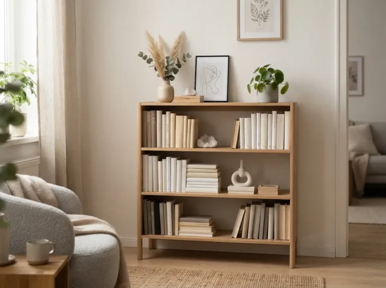 Small Apartment Bookshelf Styling Ideas for Minimal Homes