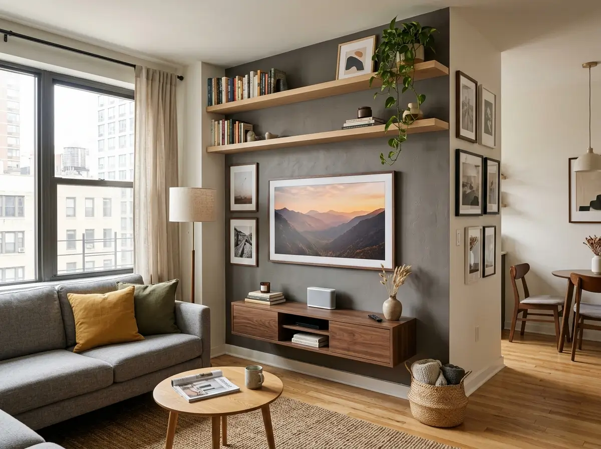 Small Apartment TV Wall Ideas for Compact Homes