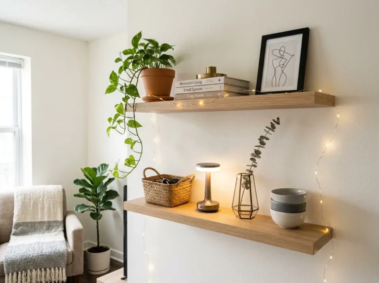Small Apartment Wall Shelf Decor Ideas for Organized Walls