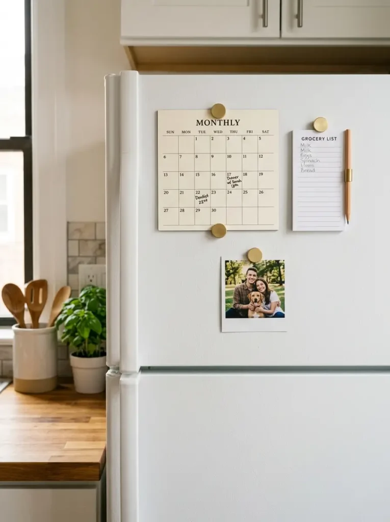 Style the Fridge Without Clutter