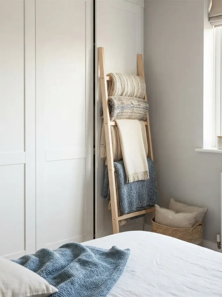 Style the Ladder Beside a Wardrobe