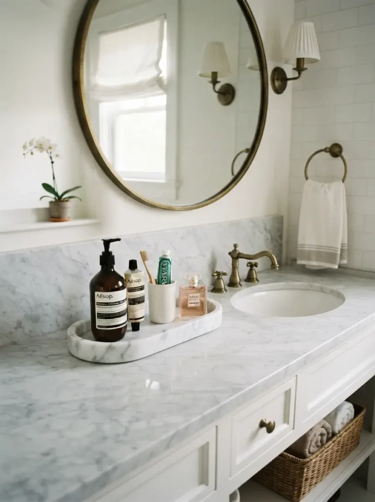 Style the Vanity with a Practical Tray