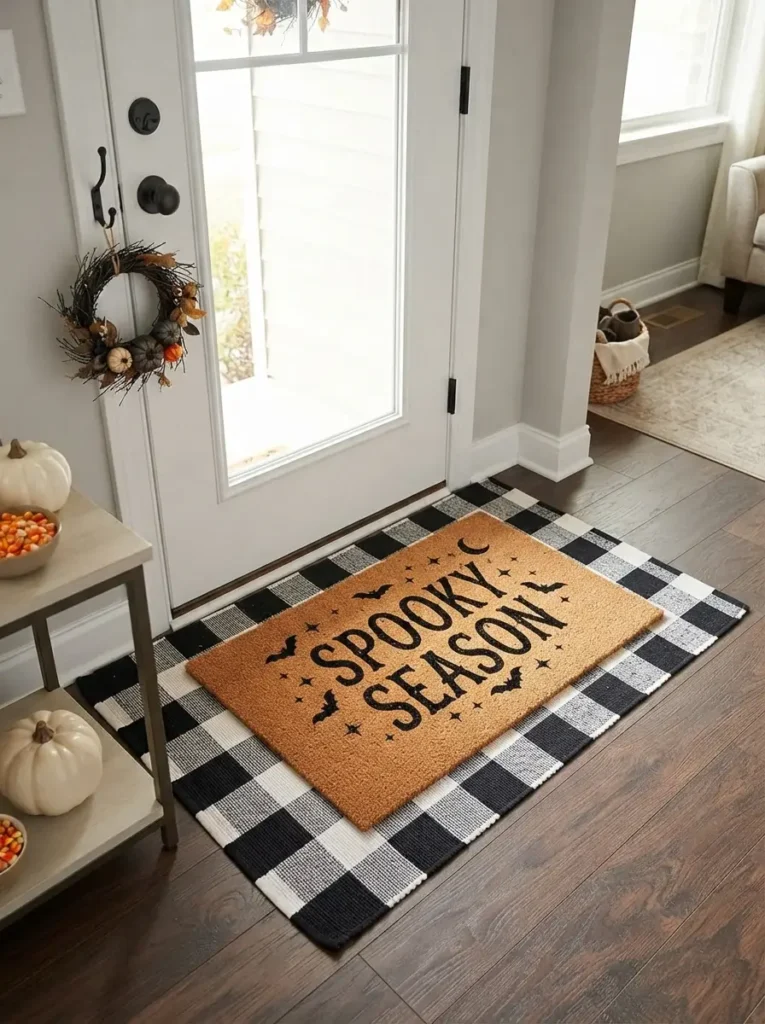 Swap the Everyday Doormat for a Halloween Welcome Mat
