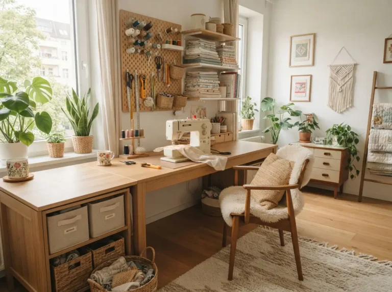 Trendy Apartment Sewing Room Decor Ideas for Calm Homes