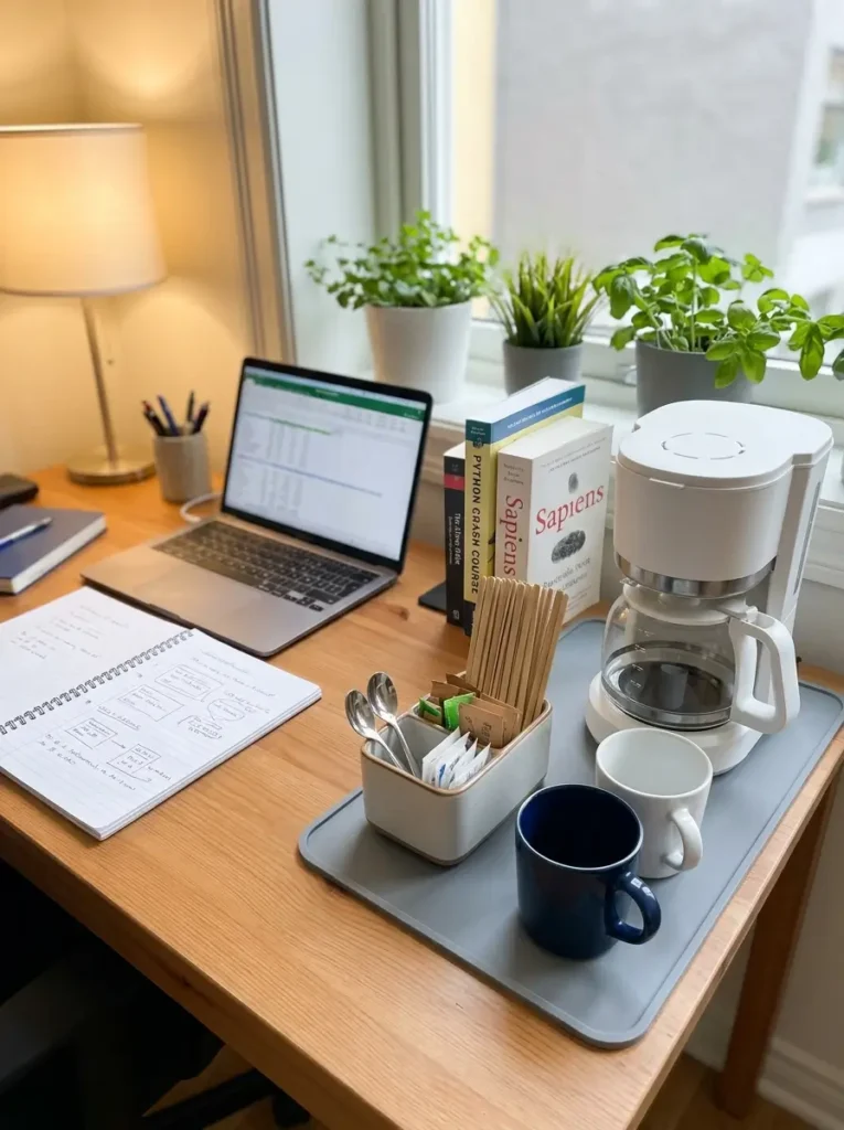 Try a Desk Corner Coffee Bar