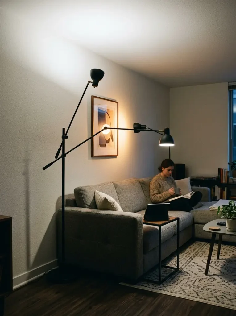 Try a Multi-Light Floor Lamp for Flexible Lighting