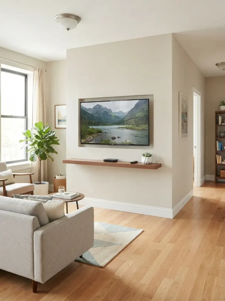 Try a Wall-Mounted TV Setup
