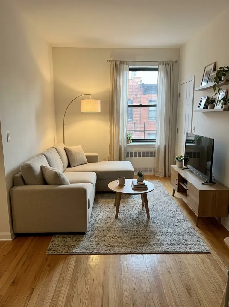 Try an L-Shaped Sectional in a Corner