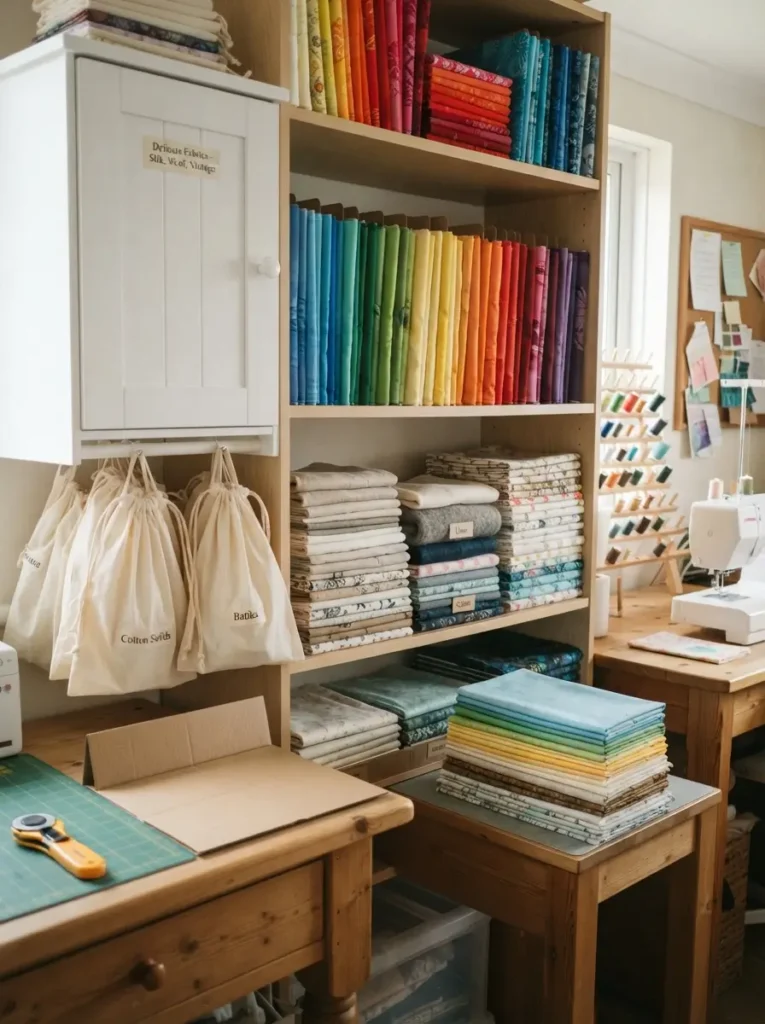 Turn Fabric Storage Into a Controlled Colour Feature