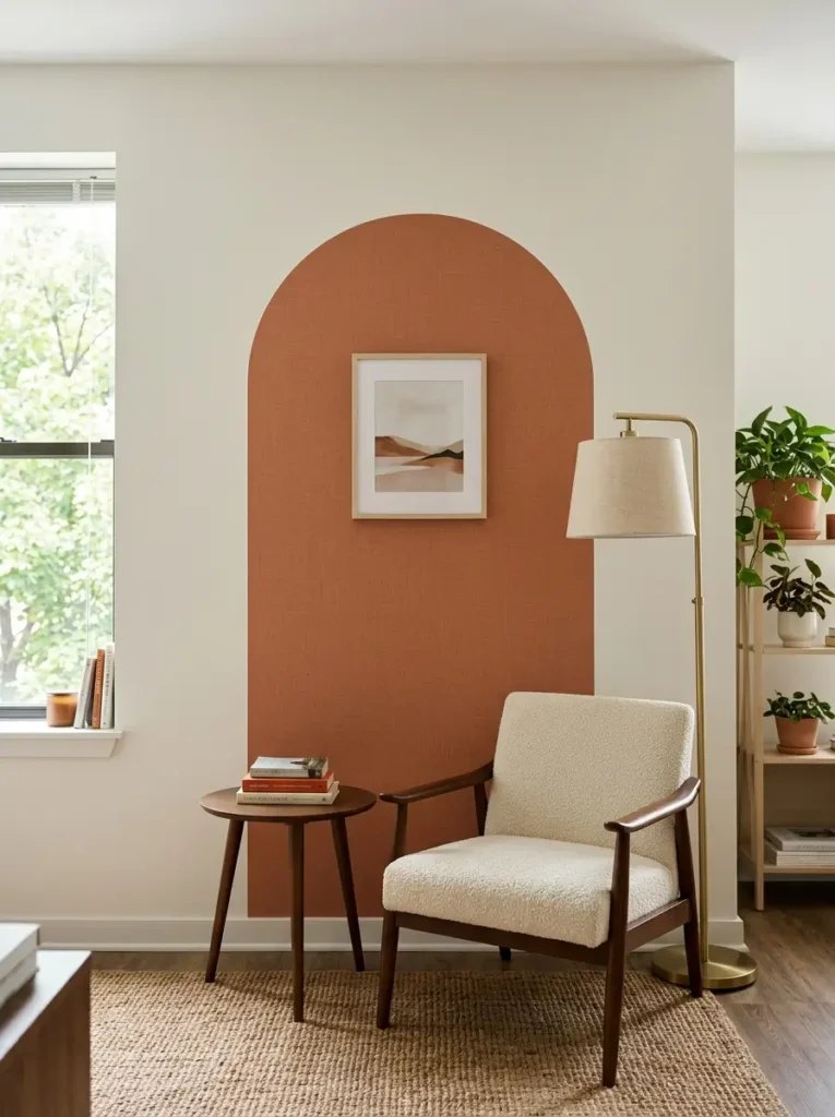 Use Arch Wallpaper for a Soft Focal Point