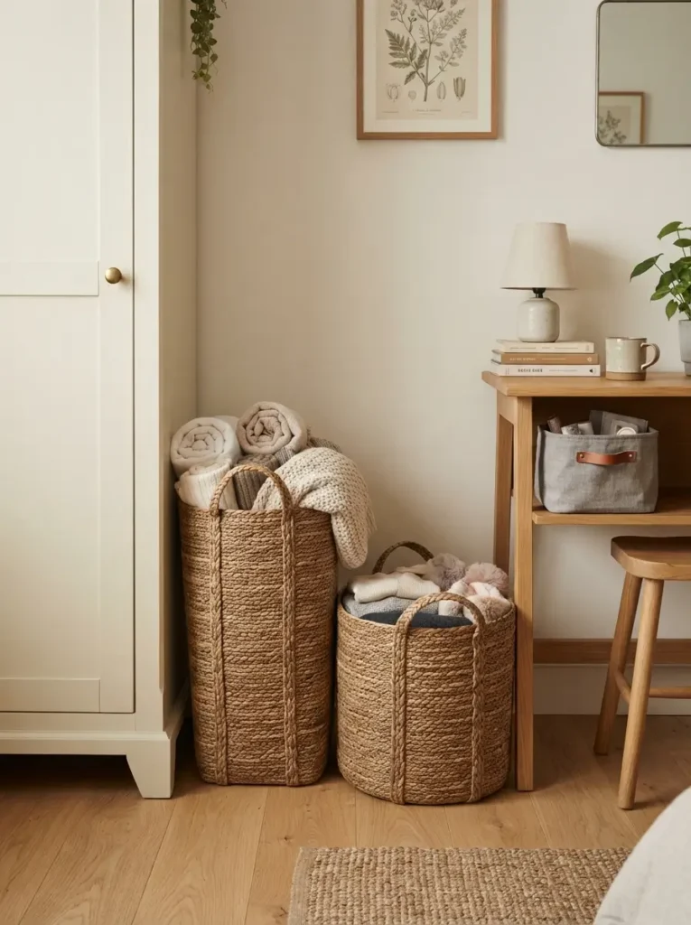 Use Baskets as Visible Storage
