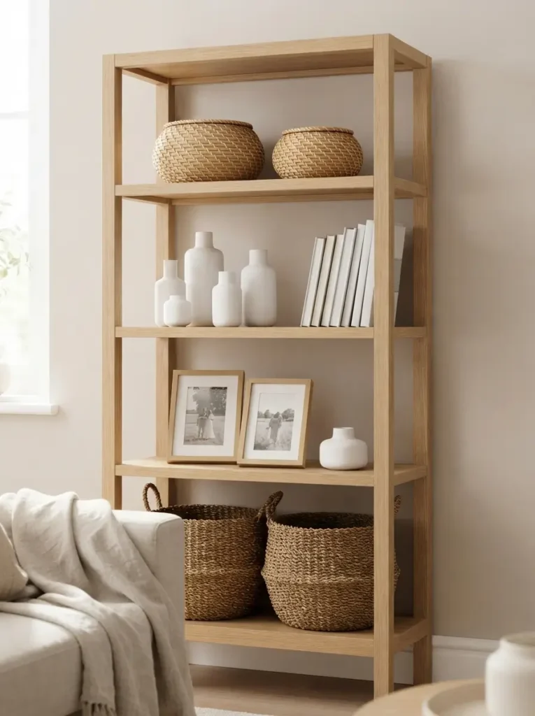 Use Repetition to Make the Shelf Feel Calm