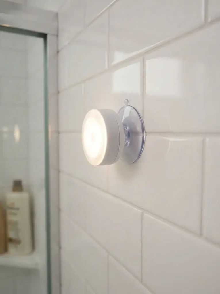 Use Suction Cup Lights on Smooth Tile