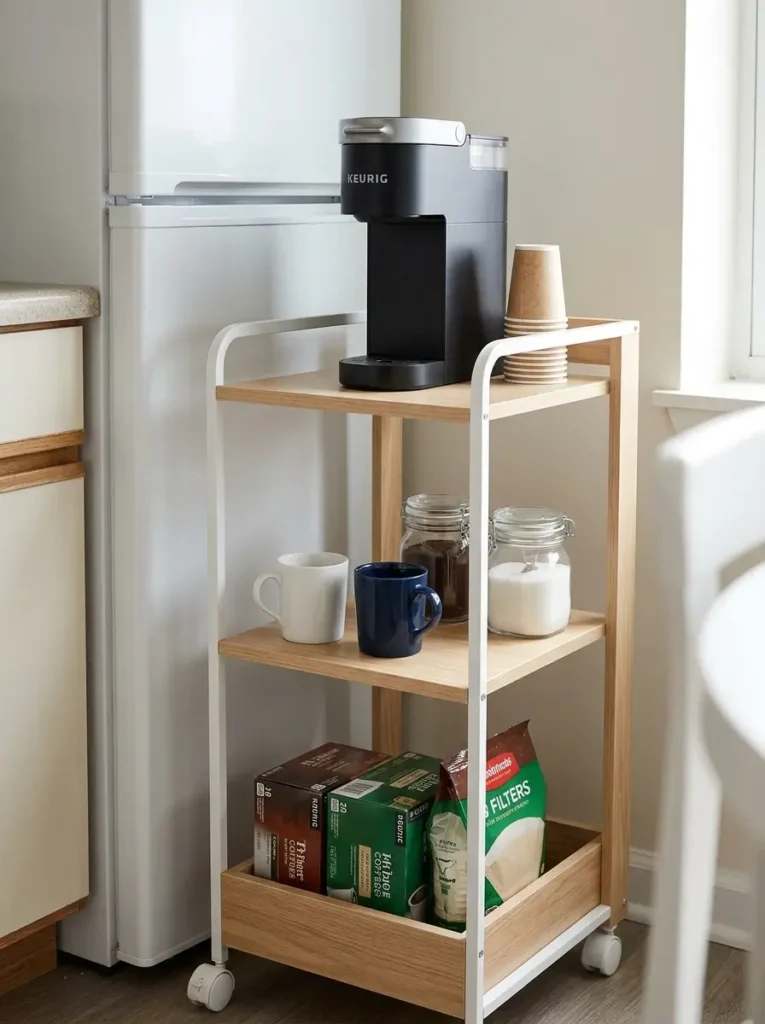 Use a Small Rolling Cart