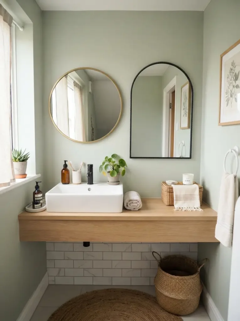 Use a Wall Mirror Instead of a Standing Mirror