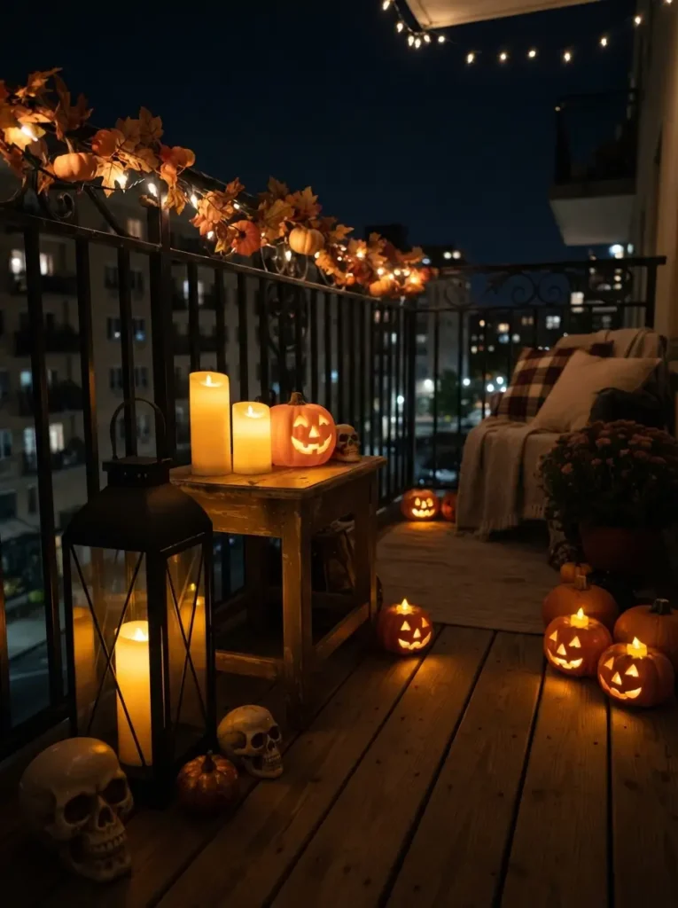 Use battery candles for a safer haunted glow