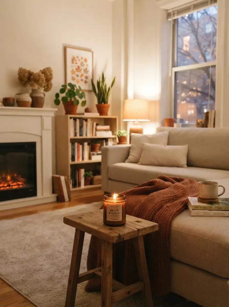 Use scent carefully for a warm fall feeling
